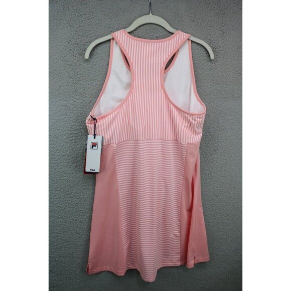 Fila Striped Sleeveless Sport Dress & Jacket Set-50+ UPF-XL-New w/Tags - Picture 10 of 16